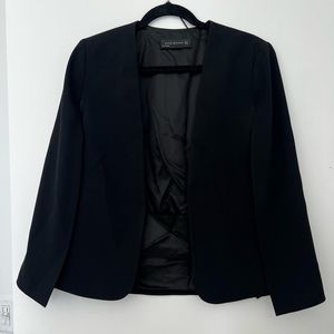 ZARA Black Cape Sleeve Blazer Size M
